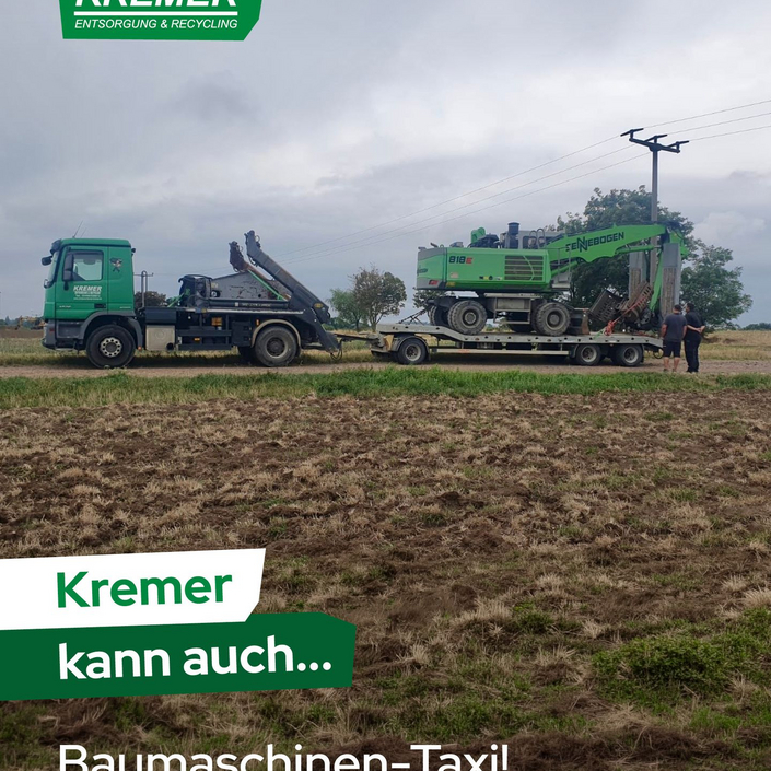 Baumaschinen-Taxi gefällig? 🚛
Bei Kremer bringen wir nicht nur Container von A nach B. Wenn ein Bagger den Standort... Baumaschinen-Taxi gefällig? 🚛
Bei Kremer bringen wir nicht nur Container von A nach B. Wenn ein Bagger den Standort...