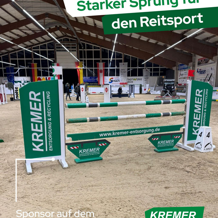 💚 Kremer unterstützt den Reitsport vor Ort!
Wir waren wir als Sponsor beim Springturnier des @zrfv_borken vertreten.... 💚 Kremer unterstützt den Reitsport vor Ort!
Wir waren wir als Sponsor beim Springturnier des @zrfv_borken vertreten....
