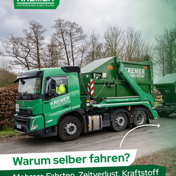 Warum fährst du noch selbst? 🤷♂️
Mehrmals zum Wertstoffhof fahren, Sprit verbrauchen und Zeit verlieren? Das muss... Warum fährst du noch selbst? 🤷♂️
Mehrmals zum Wertstoffhof fahren, Sprit verbrauchen und Zeit verlieren? Das muss...