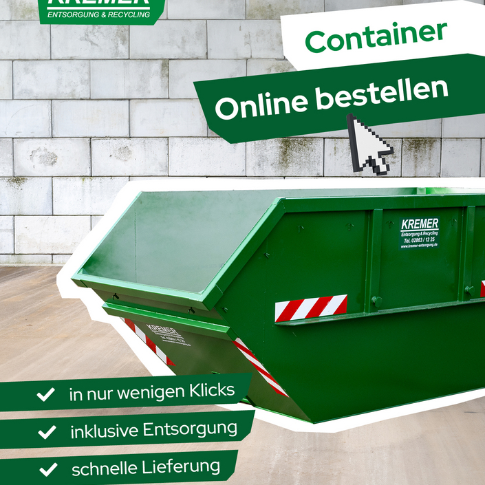 📲 Ein paar Klicks reichen und euer Container ist bestellt.
Braucht ihr einen Container, könnt ihr ihn ganz bequem und... 📲 Ein paar Klicks reichen und euer Container ist bestellt.
Braucht ihr einen Container, könnt ihr ihn ganz bequem und...
